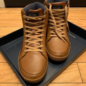 Brand new Penguin Beckin Brown leather shoes